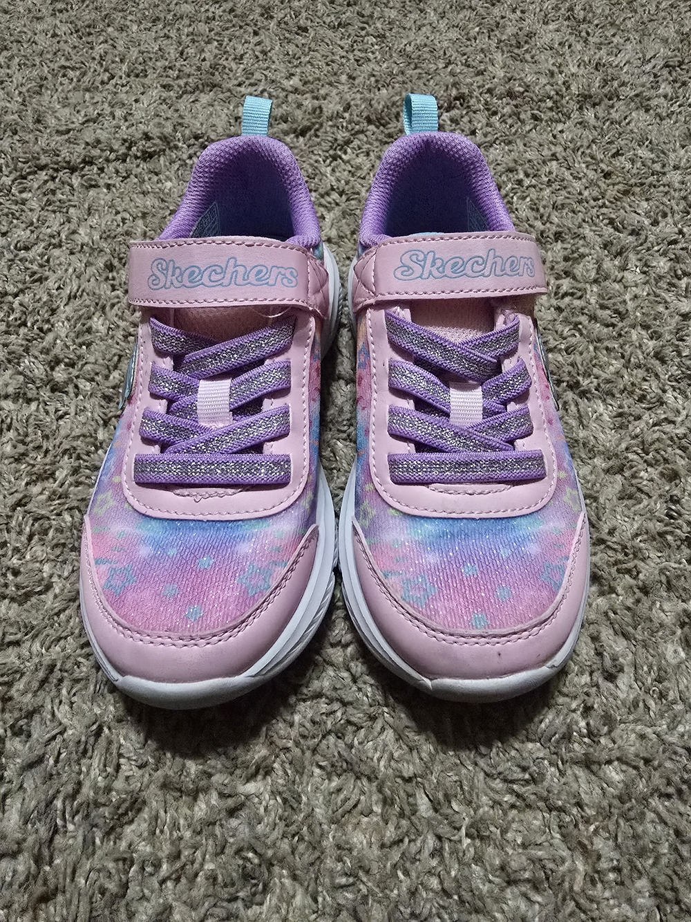 Skechers Girls' Pink & Purple Sneakers